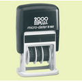 2000Plus Self Inking Micro Dater Rectangle Stamp w/Customizable Area (1/4"x1")